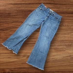 GAP Long And Lean Flare Stretch Denim Jeans Plus Size